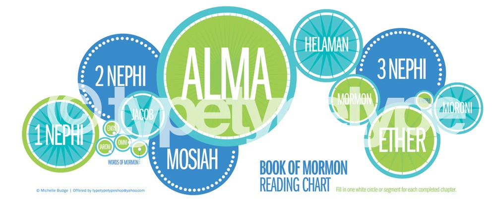 365 Book Of Mormon Reading Chart