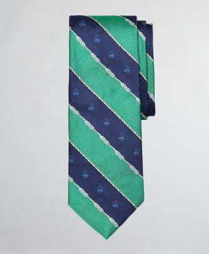 Nautical Fleece Stripe Tie